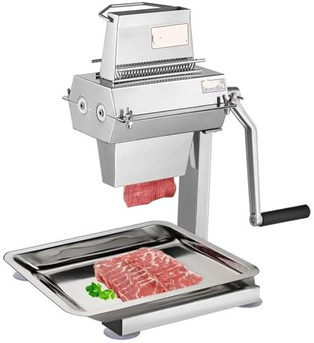 DLYZAYE Meat Tenderizer Machine, Kitchen Pork Beef Steak Clamp Machine,5 In/12.5 Cm Cutting Width&1 in/2.5 Cm Cutting Thickness,for Tendering Steak Pork