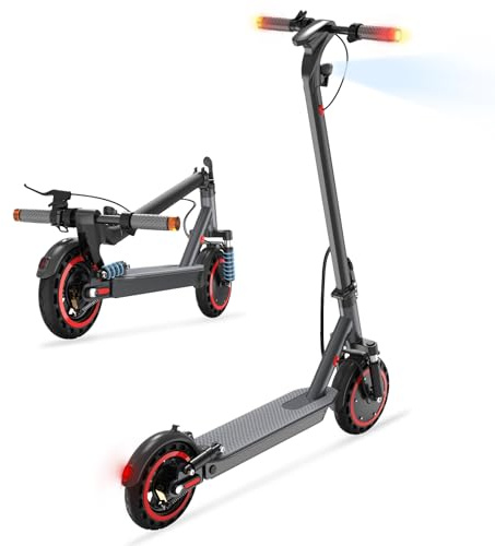 8.5 Monopattino Elettrico Adulto 350W Motore 4 Ammortizzatore Autonomia di 25-30Km Velocità 25km/h 3 Impostazioni di Velocità Pieghevole Monopattino Elettrico Indicatore di Direzione