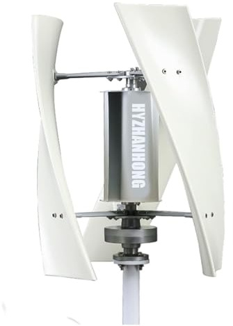 HYZHANHONG 12v, Aerogenerador de Eje Vertical silencioso de 3 aspas de 12000 W, turbina eólica de levitación magnética de 220 V 12 V 24 V 48 V con Controlador MPPT para alumbrado público