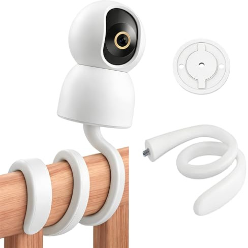 Soporte tapo c200, Soporte para cámara Compatible con TP-Link Tapo C200/C210/C211/C212/C220/C225/C222/C230, Soporte Flexible para vigilancia vigilancia Segura, Soporte para Monitor