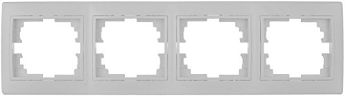 Marco Horizontal para 4 Elementos Blanco 296X81X10MM S.Europa SOLERA