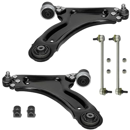 2x Querlenker 2x Koppelstange 2x Stabilisator Gummilagerung Vorderachse für Opel Meriva A