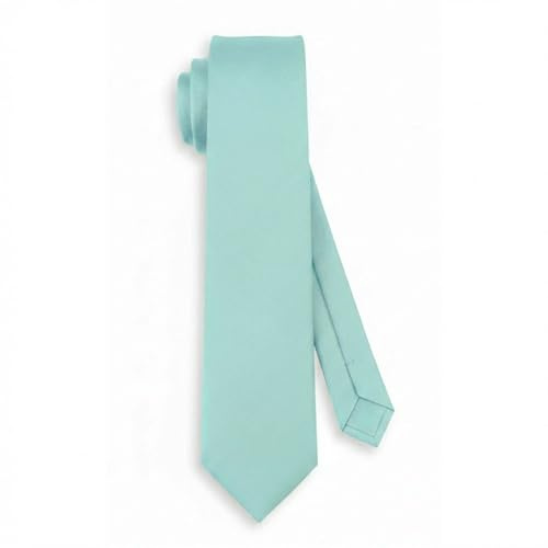 TigerTie Herren Krawatte – Klassische einfarbige Krawatte (7,5 cm) für Business, Events & Freizeit