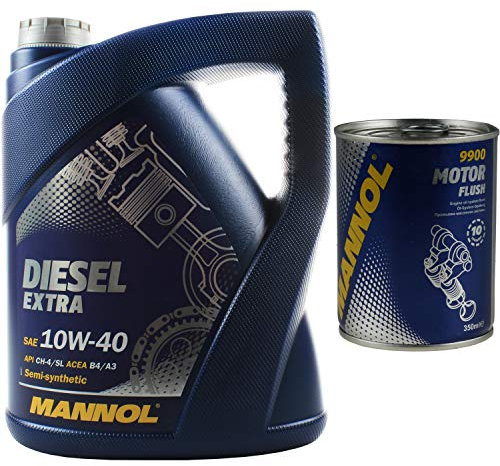 5L MANNOL Motoröl SAE 10W-40 DIESEL EXTRA Motorspülung Motor Flush