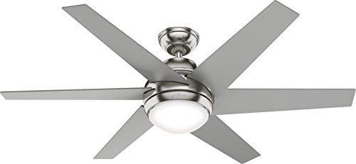 Hunter Fan Company 50976 Sotto Ceiling Fan, 52, Brushed Nickel