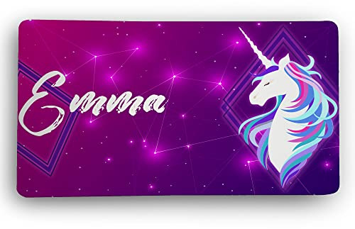 Schreibtischunterlage EinhornCustom Mousepad. Gaming Mauspad. Schreibtischunterlage. 600 * 350 * 2mm. Unterseite aus rutschfestem Gummi. Einhorn