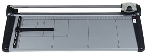 YyDDs Tragbarer Papierschneider A2 Manueller Papierschneider & Slicer für Scrapbooking mit Fingerschutz und Stauraum zum Schneiden von Papierfotos oder Foto- und Kartenbüro