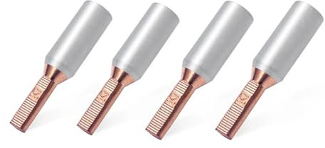 4er-Pack GTLA-10/16/25/35/50/70 10–70 mm2 Meter-Kastenklemmen-Kupfer-Aluminium-Draht-Anschlussklemmen-Kabelstift-Bindungspfosten (Color : 25mm2)