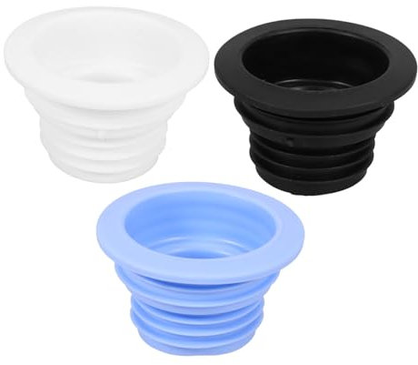 Hemobllo Ablaufschlauch Dichtungsstopfen für Waschmaschine 3 Stück Verschlussstopfen für Abflussrohr Geruchsabdichtung Langlebigem Kunststoff Zubehör für Abflussrohre