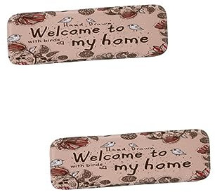Angoily 2St kein Teppich für Treppen treppenmatten stair mats Retro-Teppiche Treppenstufen Fußmatten rutschfeste Trittpads waschbarer teppich Treppenteppiche treppen teppich lauffläche