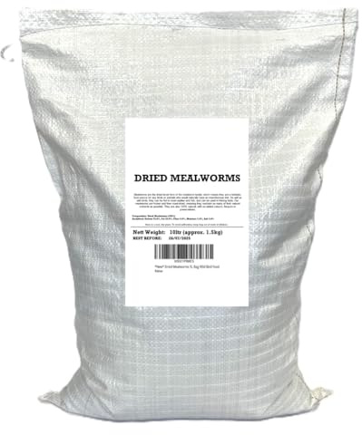 *Premium* 10L Dried Mealworms for Wild Bird Feeding (10 Litre Bag)