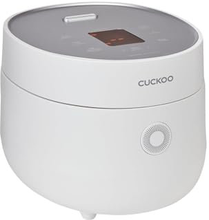 THEGA Olla Arrocera Micom De 6 Tazas (sin Cocinar) - Rice Cooker, 13 Opciones De Menú: Quinua, Avena, Arroz Integral Y Más, Pantalla Táctil, Olla Interior Antiadherente | Color Blanco