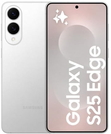 Samsung Galaxy S25 Edge, 512GB, Titanium Silver [Versione Italiana] | 3 anni di Garanzia, Smartphone AI sottile, Display 6.7'' QHD+ Dynamic AMOLED 2X, Fotocamera 200MP, 3.900 mAh