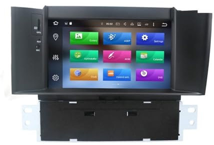 MKVAXR Pantalla Carplay Android 10, for Citroen, C4 C4L DS4 Multimedia estéreo Audio Radio grabadora GPS Unidad Principal 2011 2012 2013 2014 2015 Reproductor de Audio y vídeo(16GB DSP)