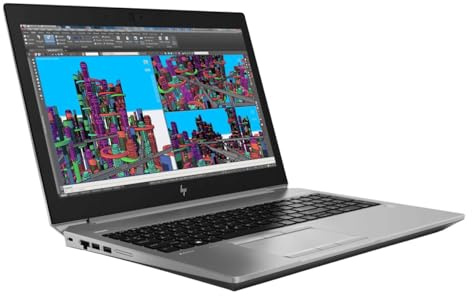 HP ZBook 15 G5 15,6 Zoll Full HD Intel Core i7 8850H 1TB SSD Festplatte 32GB Speicher Windows 11 Pro Fingerprint Nvidia Quadro P2000 Notebook Laptop (Generalüberholt)