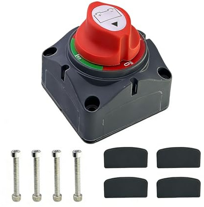 SEYUGOPTI Batterie Trennschalter 12V 24V 48V, ON/OFF