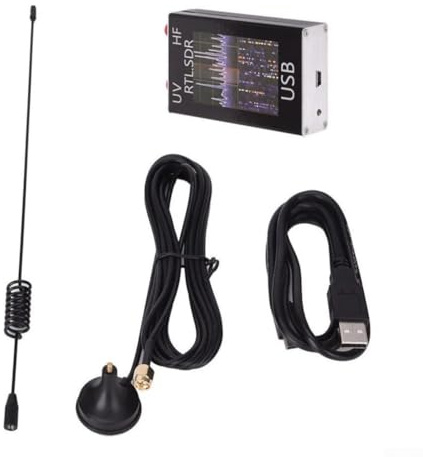 Ricevitore USB 100KHz-1.7GHz RTL2832U R820T2 Sintonizzatore per Ham HF VHF UHF Scansione, AM FM DAB Decoder, NOAA Ricezione satellitare meteo, segnale GPS