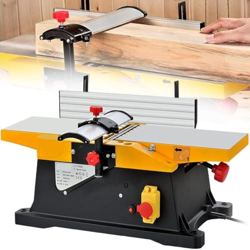 Electric Thickness Planer, 1800W 12000 RPM, for Woodworking and DIY Projects