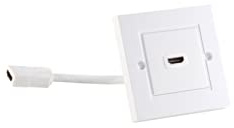 S-Conn HDMI Wandsteckdose 79510-1 mit HDMI Kabel