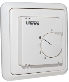 Unipipe rumstermostat, 24 V kabel och infälld, Uponor & Cronatherm, 580014
