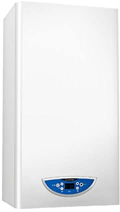 Ariston Matis Condens Plus - Caldaia a Condensazione 24Kw con Temperatura Regolabile per Uso Interno 31,5x40x74,5 - Funziona come Scaldabagno Istantaneo e Riscaldamento Casa, Classe Energetica A