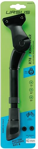 Ursus King Mini Rear Fahrradständer Schwarz 40mm