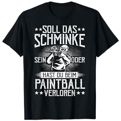 Paintballspieler Markierer Paintball Zubehör Paintball T-Shirt