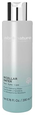 abril et nature | Agua micelar con ácido hialurónico 200 ml. Desmaquillante y purificante. Limpia, hidrata y refresca rostro, ojos y labios | 100% Vegano