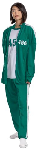 DISGUISE Squid Game Player 456 Adult Track Suit, Se bild, S