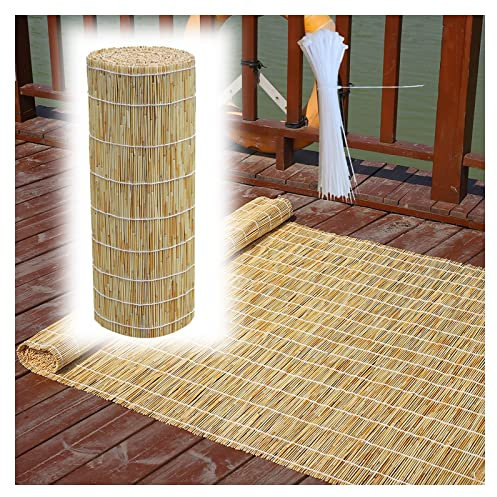 DUTIL Recinzione a lamelle, Schermo di bambù, Schermo per la Privacy del Patio, Recinzione del Giardino, Scherma in bambù, schermatura per la Privacy per recinzioni, Rotoli per recinzioni in bambù