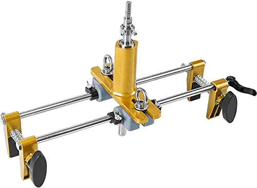 LeTkingok Solid Wood Door Opener, Keyhole Slotting Machine Lock Mortiser Slotter Jig Drilling Guide System Dustproof with 18/22/24MM