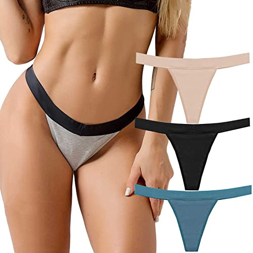 DNJKH Lot de 3 Culotte Menstruelle pour Filles Règles, sous-vêtements Anti-fuites, Lavable Réutilisable, Sportifs String Menstruelle Période Post-Partum Slips