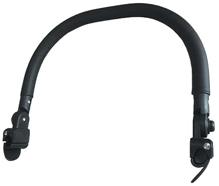 Sharplace Kinderwagen-Vorderstangen, Kinderwagen-Griff, Kinderwagen-Stützstange, universelle Kinderwagen-Armlehne, Kinderwagen-Sicherheitsstange für, PU-Leder