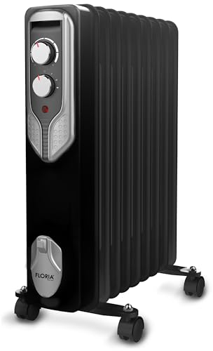 Radiatore a olio a 9 costole, 2000 Watt, 3 livelli, a risparmio energetico, radiatore ad olio, riscaldatore, riscaldatore, radiatore, radiatore, riscaldamento a pannello, riscaldamento elettrico,