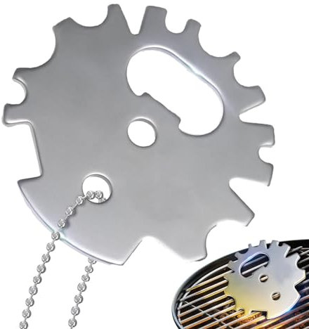 Rascador de metal para barbacoa de alto rendimiento, accesorio para barbacoa