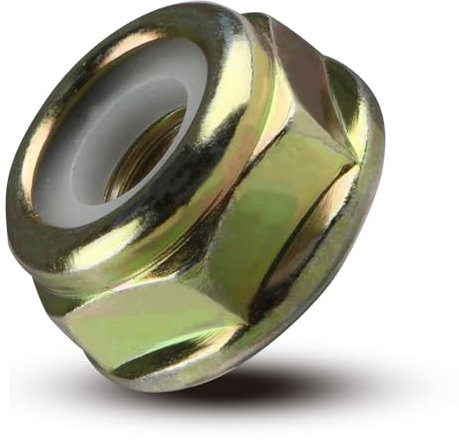 Mewflew Tuerca de Cabeza para Desbrozadora M10x1,25 - Tuerca de Rosca Universal en Metal, Robusta y Duradera