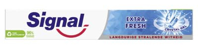 Signal Zahnpasta, extra frisch, weiß – Tube mit 75 ml