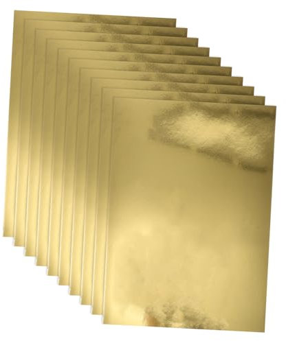 TOKIDNY Reflektierender Funkelnder Karton A4 Silbernes Karton-spiegelpapier Für Handarbeiten Und Bastler