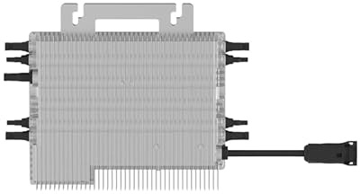 Home Trends® Deye SUN-G4-EU-Q0 2000W Mikro Wechselrichter neue Generation mit Ralais Solar PV (HTDYG4-2000-mit 5 Meter Kabel)