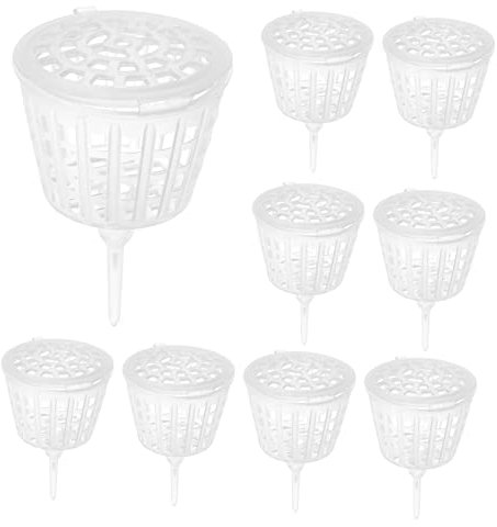 ibasenice 30pcs Panier à Engrais Automatique en Acier Inoxydable pour Plantes en Pot, Boîte D'engrais pour Bonsaï Couvercle, Finition Soignée, Protège Les Racines