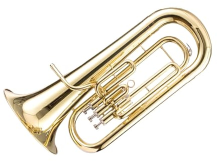 Goldenes Oder Silbernes Dreitöniges Tenorhorn Euphonium B Dur Übungsinstrument Anfänger-Euphonium(3/4)