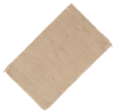 Kisangel Lot de 2 Housses Antigel en Toile de Jute 60 X 100 CM avec Cordon de Serrage Protecteur de Plantes d'hiver Réutilisable pour Arbustes Arbres Fruitiers et Plantes d'Extérieur