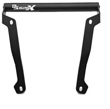 SHYYBD Support De Plaque Navigation GPS pour Moto, pour Smartphone pour VOGE Valico 525DSX DS525X 2022-2025, Accessoires Support Barre Avant GPS(Noir1,22 mm)
