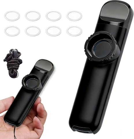 RVYEIOP Kazoo con 8 membranas, tono ajustable para guitarra, violín, piano, ukelele, mini kazoos, instrumentos musicales.