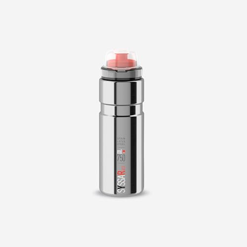 Genérico Bidon Bicicleta Acero Inoxidable 750 Ml Botella Ciclismo Reutilizable Sin Olores Compatible Portabidón Ligera Resistente