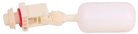 Fzaqwen Valvola a Galleggiante Automatica per Abbeveratoio, Valvola a Sfera con Braccio Regolabile, Dadi a Farfalla, Materiale PP, Adatta per Abbeveratoi per, Alta Pressione 20.5 cm