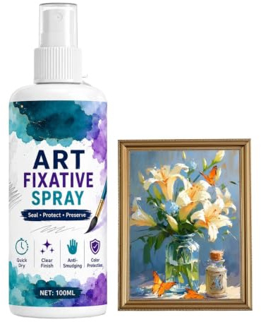 -Fixierspray 100 ml Verschmierfest Schnell Trocknend Malergrundierung