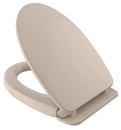 TOTO SoftClose Slow Close Elongated Toilet Seat and Lid, Bone - SS124#03