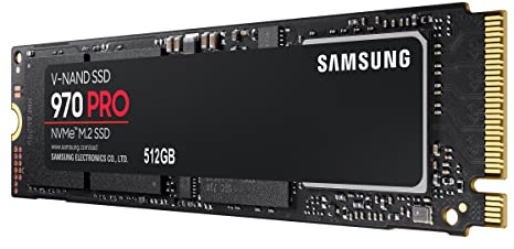 Samsung 970 PRO MZ-V7P512BW | Disque SSD Interne NVMe M.2, 512 Go, Mémoire MLC