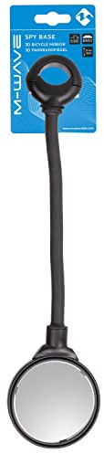 M-Wave Fahrradspiegel Spy Flex, flexibel, Ø 70 mm Schwarz
